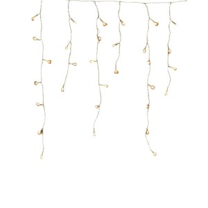 Lex 120er LED Lichtervorhang Lichterkette Außen Innen Weihnachtsbeleuchtung Warmweiß