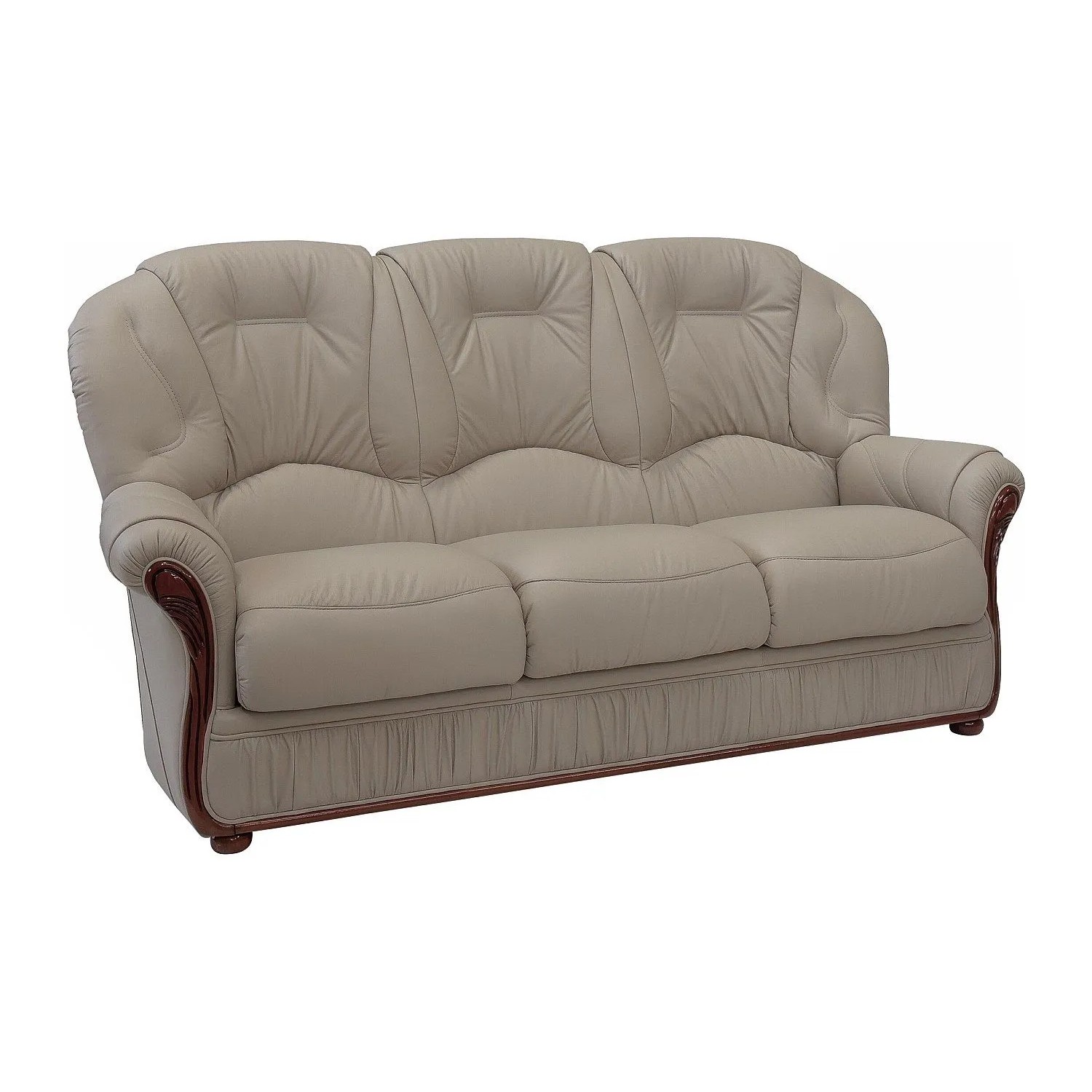 Vente-unique Sofa Ohne Schlafmöglichkeit Daphne Taupe 183 cm
