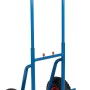 Zusammenklappbare Toolland Sackkarre mit rotem Sicherheitshandgriff, Traglast 150 kg.