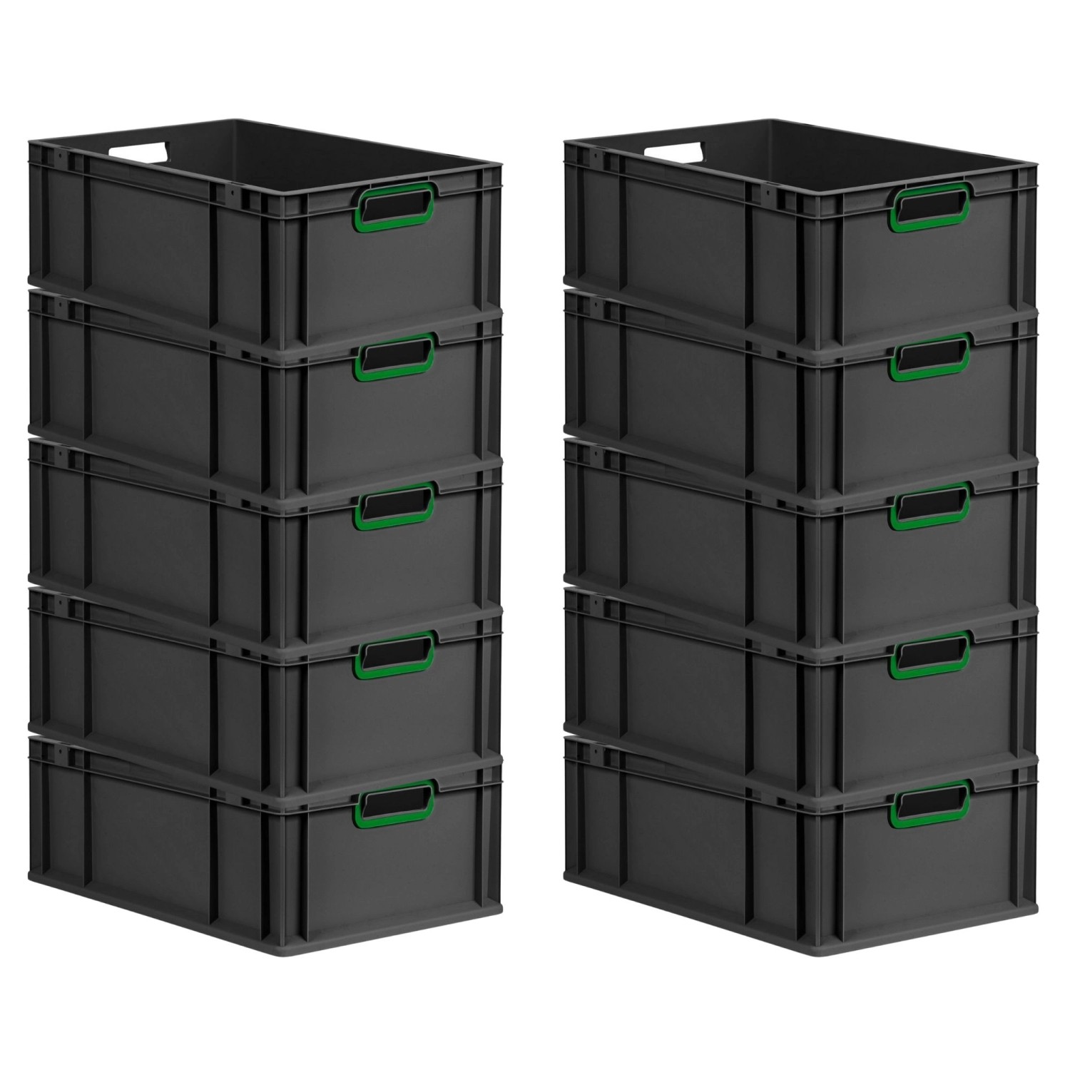 PROREGAL SparSet 10x Eurobox Nextgen Color HxBxT 22x40x60cm 44 Liter Griffe günstig online kaufen