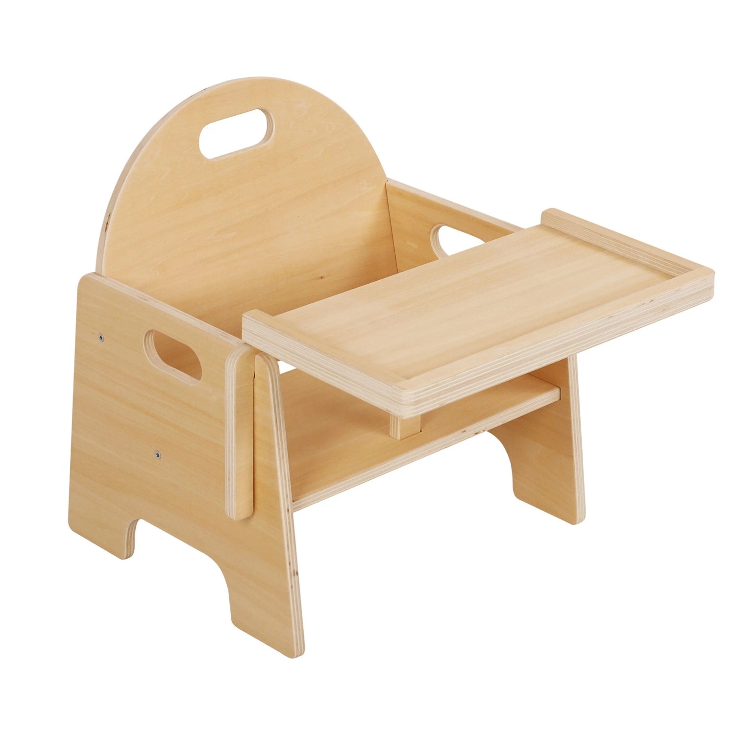 Relaxdays Kinderstuhl Holzwerkstoff Natur Mit Tisch 32 cm x 33 cm x 29 cm 1,9 kg