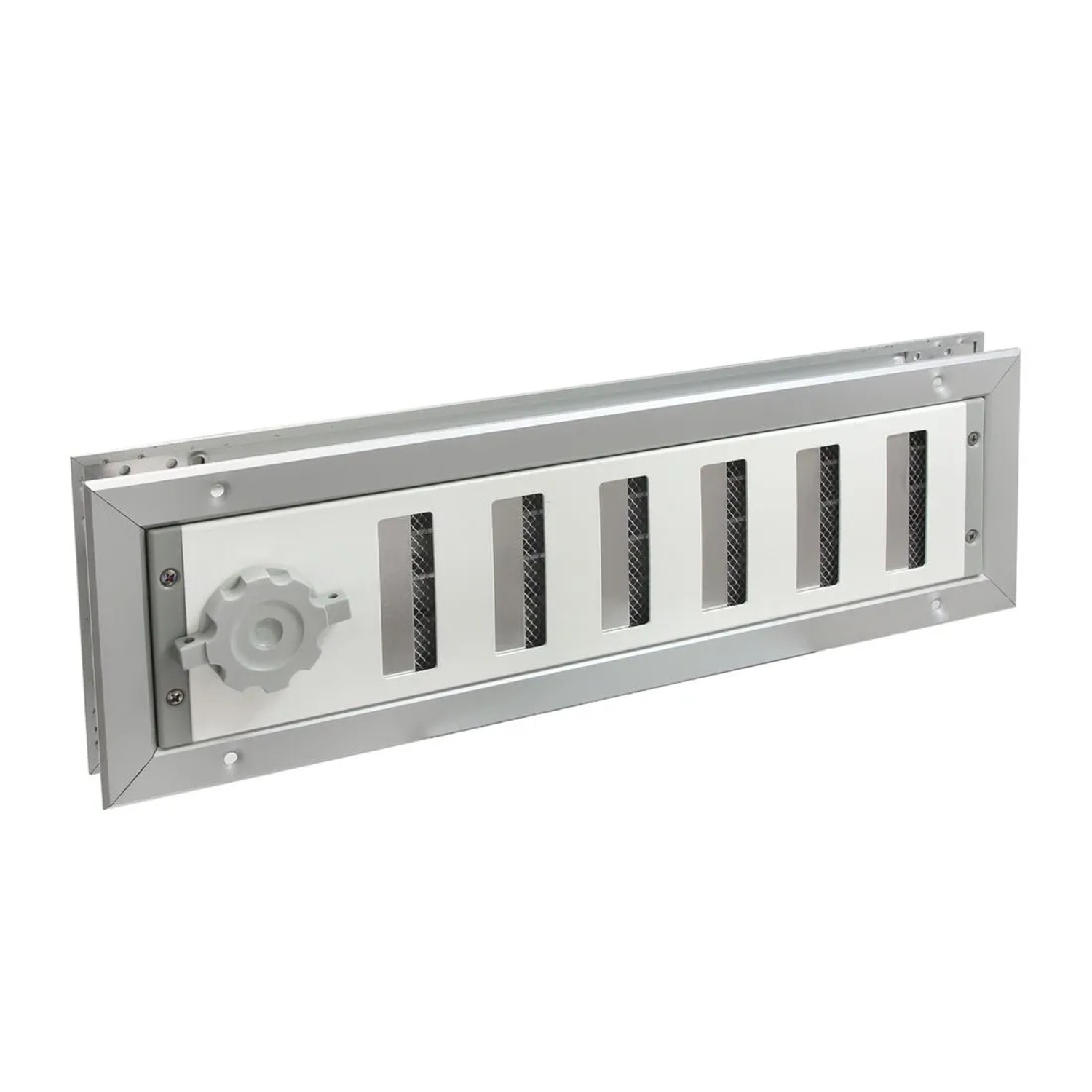 Häusler Lüftungsgitter LG-4010 DORA-SW Alu-Weiss 435 x 135 mm Zuluftgitter