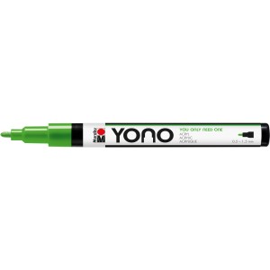 Marabu Yono Marker, Reseda, 0,5-1,5 mm, Acrylmarker für Künstlerbedarf.