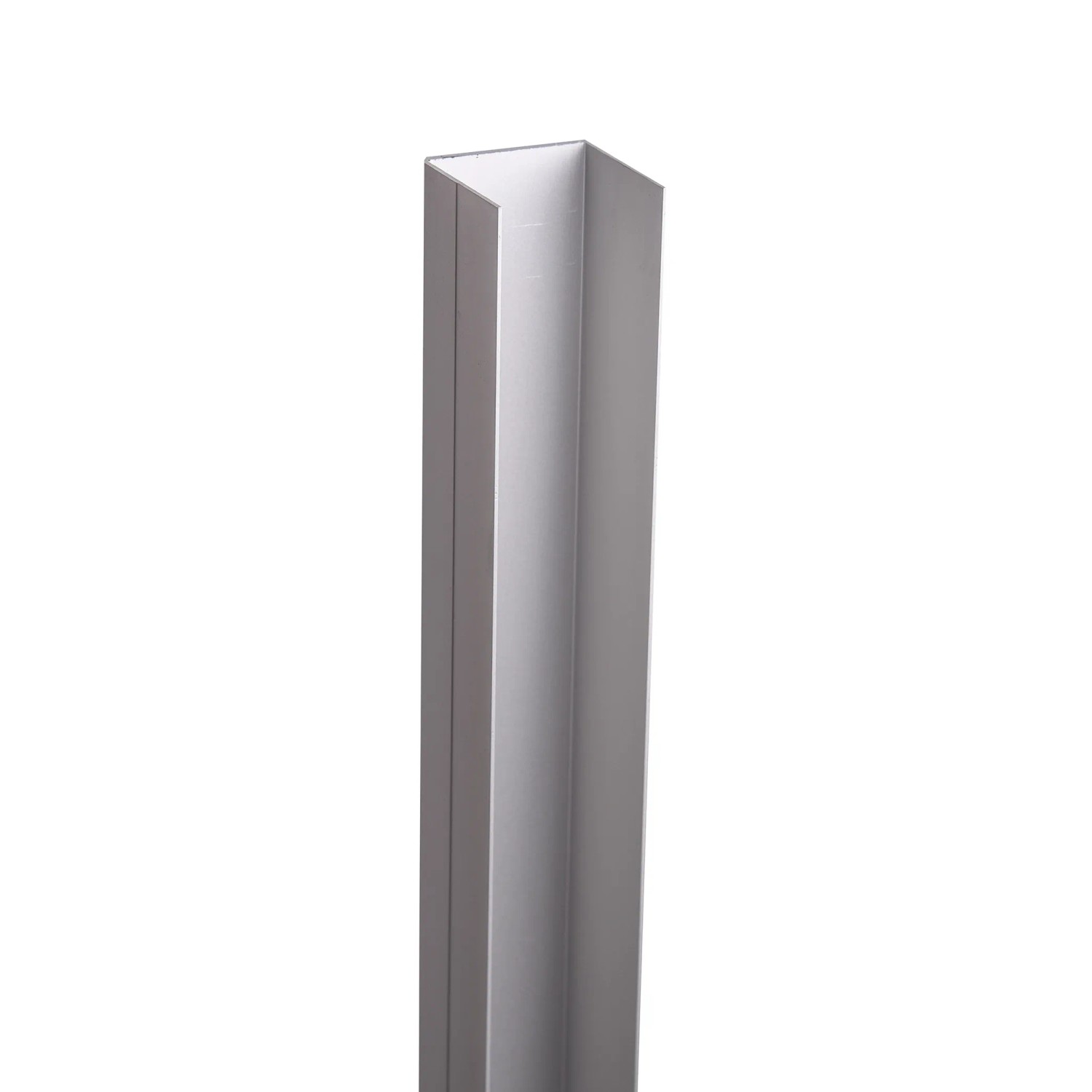 Abdeckleiste aus Aluminium für GroJa Fertigzaun Pfosten, Zubehör für Zaunbau & Sichtschutz.