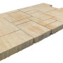 Diephaus Pflastersteine Mero Sandstein, Mehrformat, 6 cm stark, für PKW-befahrbare Flächen.