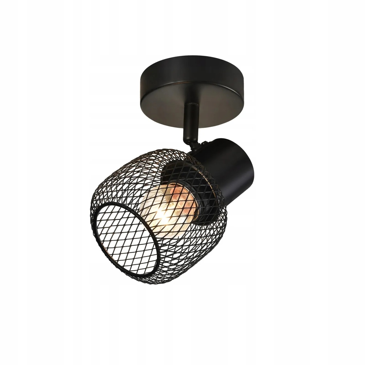 NETTLIFE Deckenleuchte aus Metall L10cmSchwarz