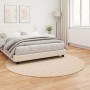 vidaXL Kunstfell Hasen Teppich Olite Taupe Ø 200 cm Polyester 42021759_4