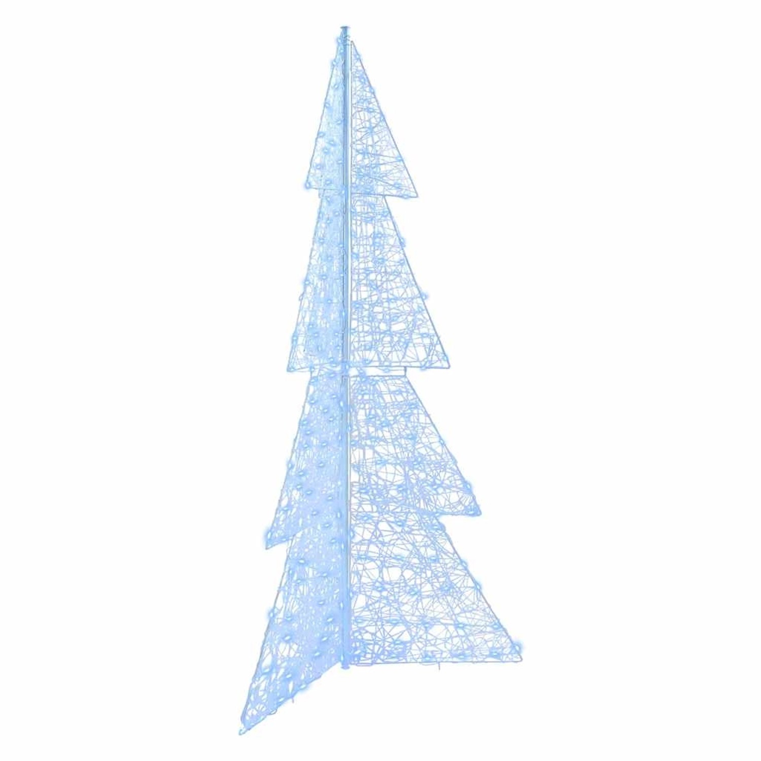 vidaXL Weihnachtsbaum mit 240 LEDs Kaltweiß 180 cm Acryl 42019211