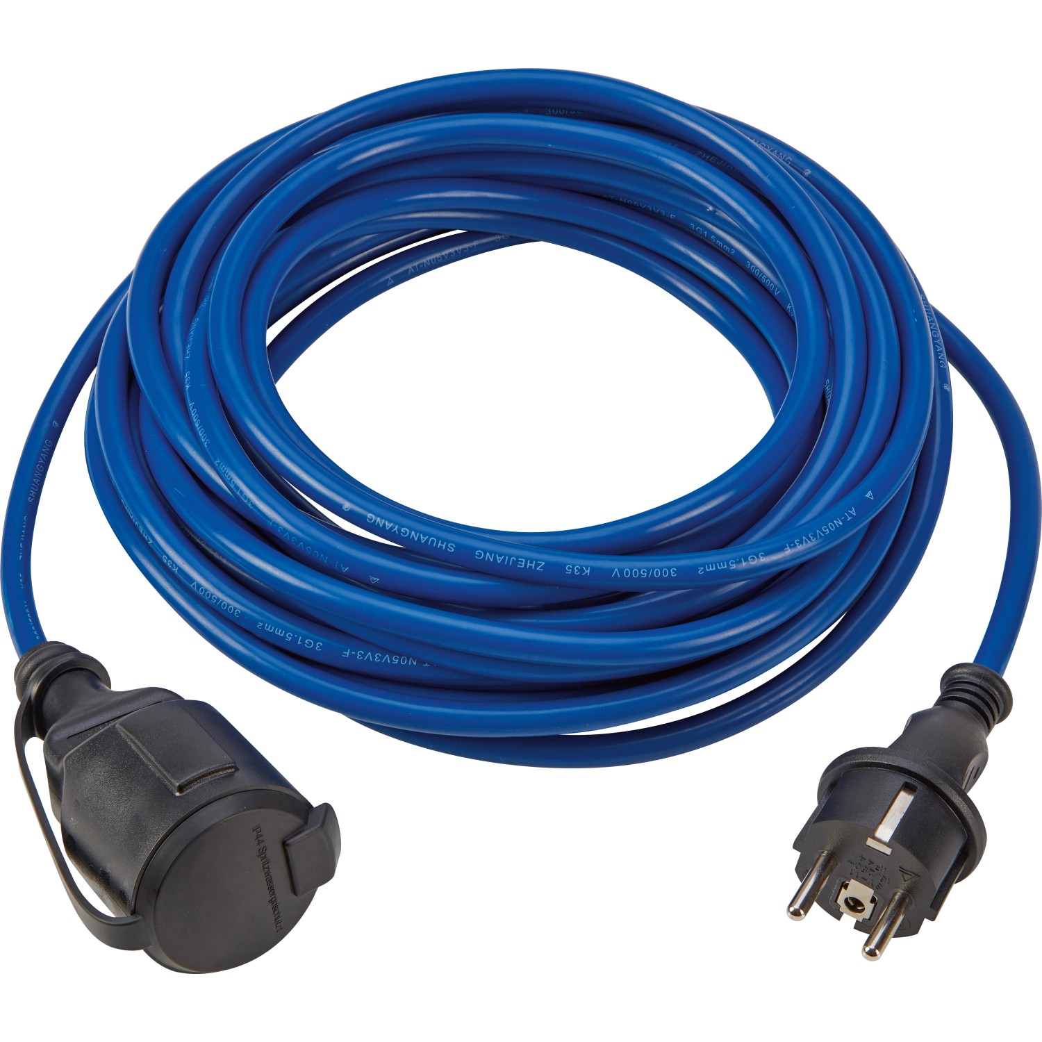 Verlängerungskabel Blau 10 m IP44 günstig online kaufen