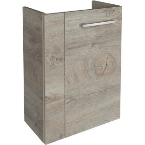 Fackelmann Waschbeckenunterschrank SBC Eiche Natur, 44 cm breit, mit Griff.