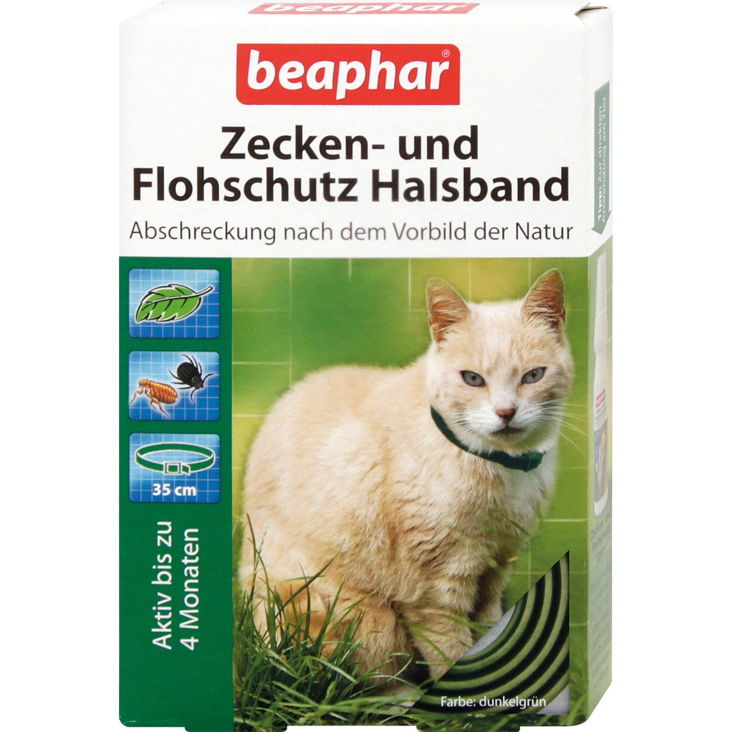 Beaphar Zecken- und Flohschutz Halsband für Katzen 35 cm