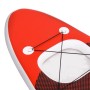 vidaXL SUP-Board-Set Aufblasbar Rot 300x76x10 cm 93382_7