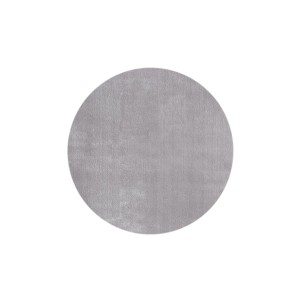 Floornovo Hochflor Teppich Nr. 60 Rund Einfarbig Durchmesser 120 cm