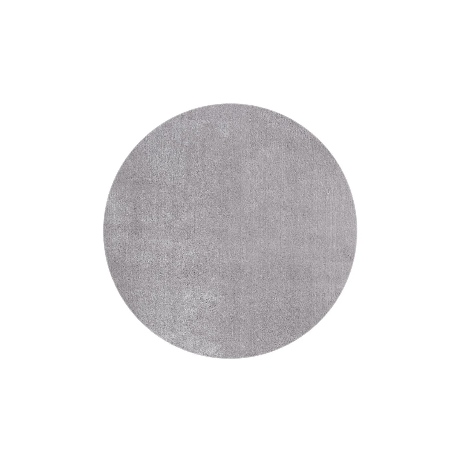 Floornovo Hochflor Teppich Nr. 60 Rund Einfarbig Durchmesser 120 cm günstig online kaufen