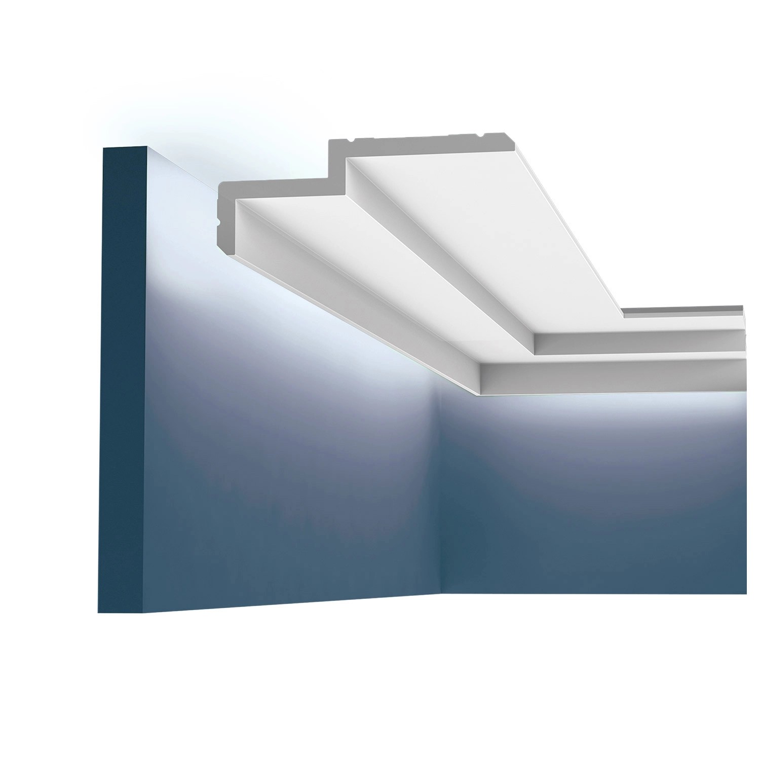 ORAC DECOR C391 MODERN STEPS Eckleiste Zierleiste Indirekte Beleuchtung 2 m günstig online kaufen