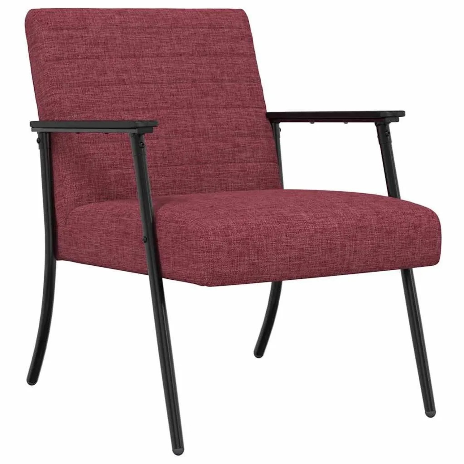 vidaXL Sessel Weinrot 59 x 75 x 78 cm Stoff 42017673