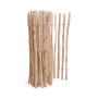 Stiltreu Staketenzaun Haselnuss, 120cm hoch, aufgerollt. Naturzaun für Garten und Beet.