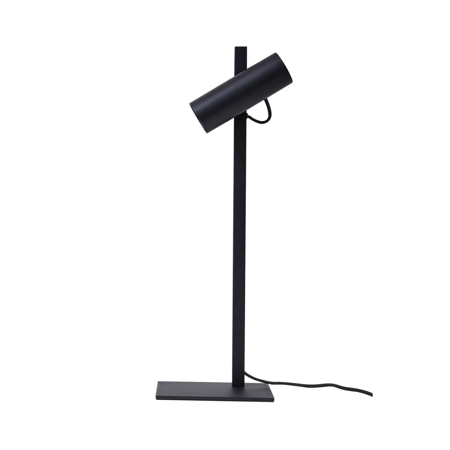 Lucande Tischlampe Lysias 10025828 Modern in Schwarz aus Metall 1-flammig G günstig online kaufen