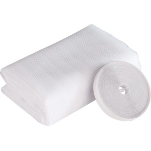 Windhager Fliegengitter Plus, 100x100 cm, weiß, mit Klettband zur einfachen Montage.