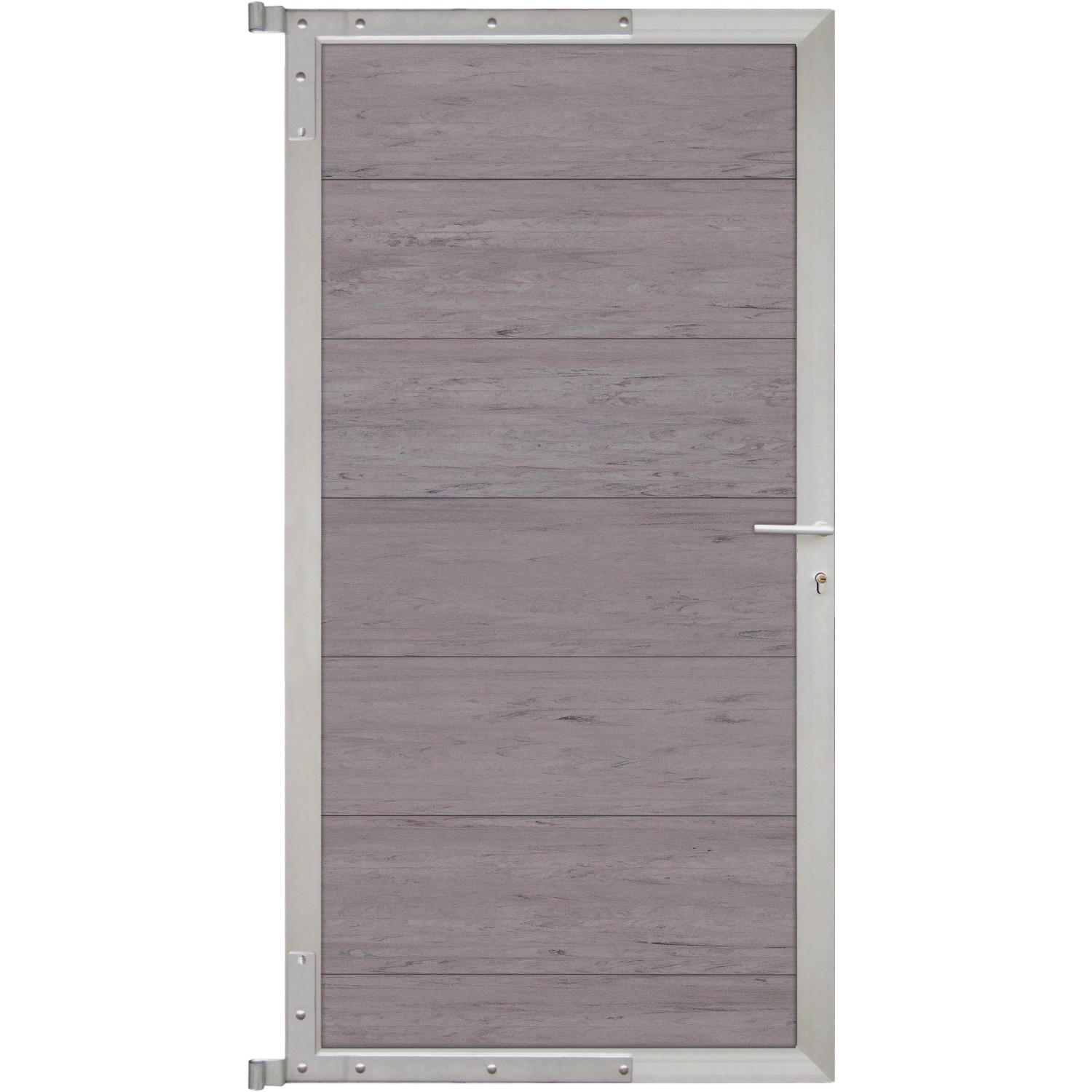 GartenLand Steckzauntor Ameland ca. 90 x 175 cm WPC Sand-Multicolor Alumini günstig online kaufen