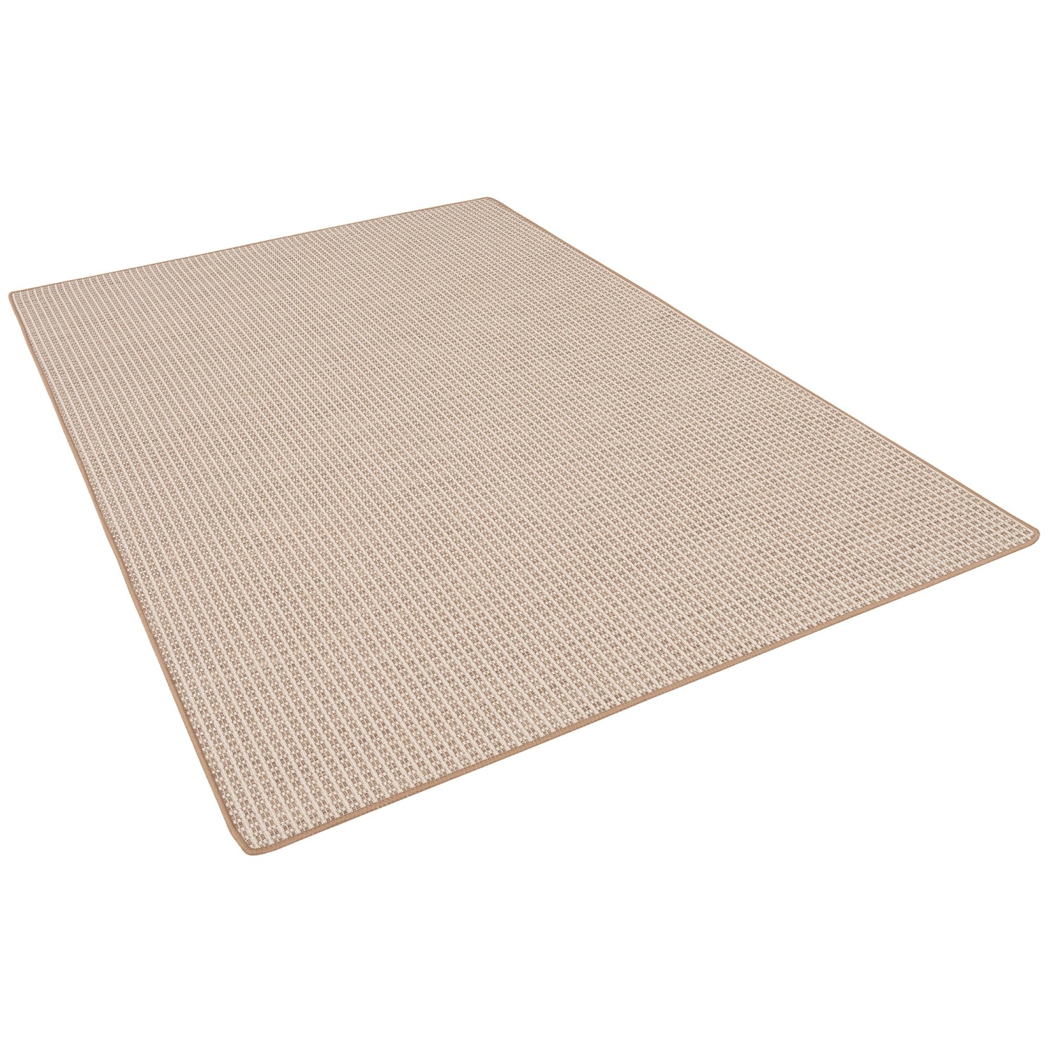 Snapstyle In & Outdoor Teppich Flachgewebe Oslo Beige Creme Karo 200x300cm günstig online kaufen
