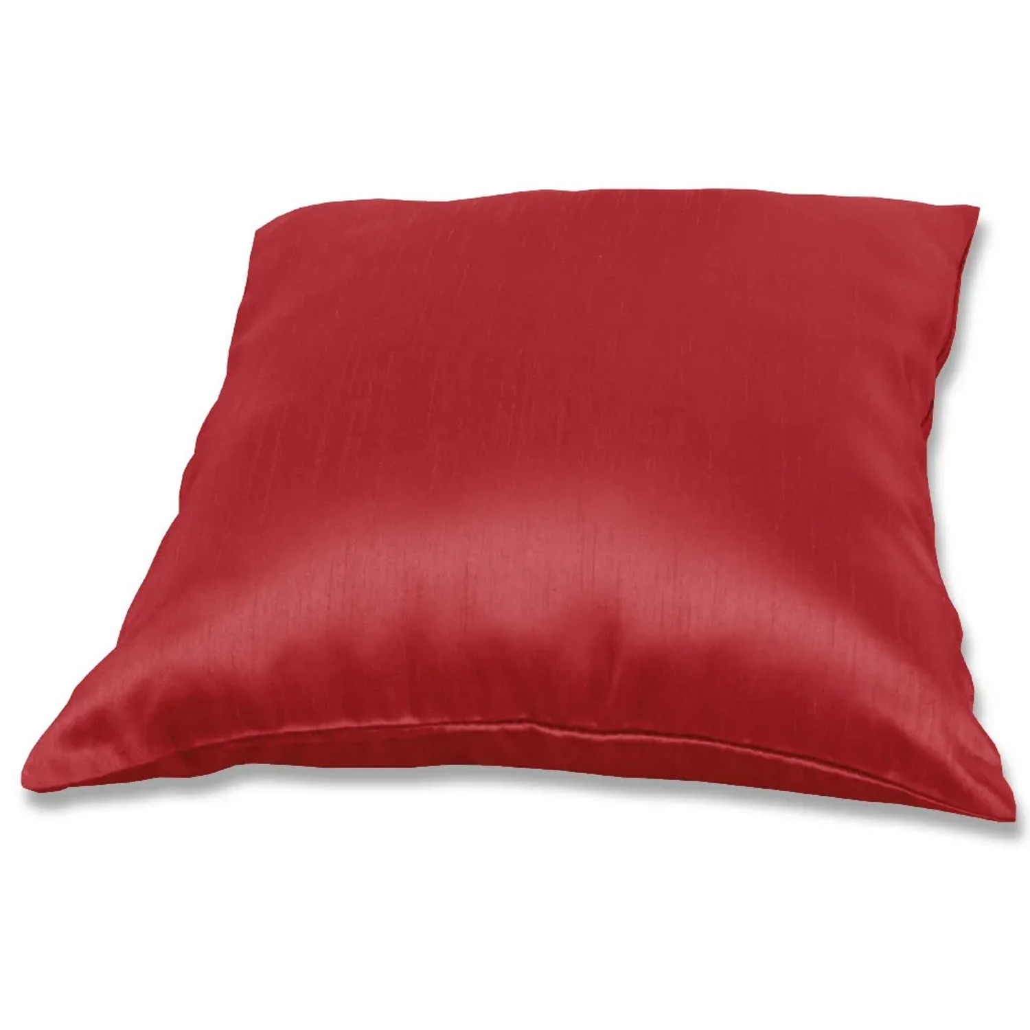 Rotes Arsvita Kissen Alessia 40x40 cm mit Füllung für Sofa oder Gartenstuhl.