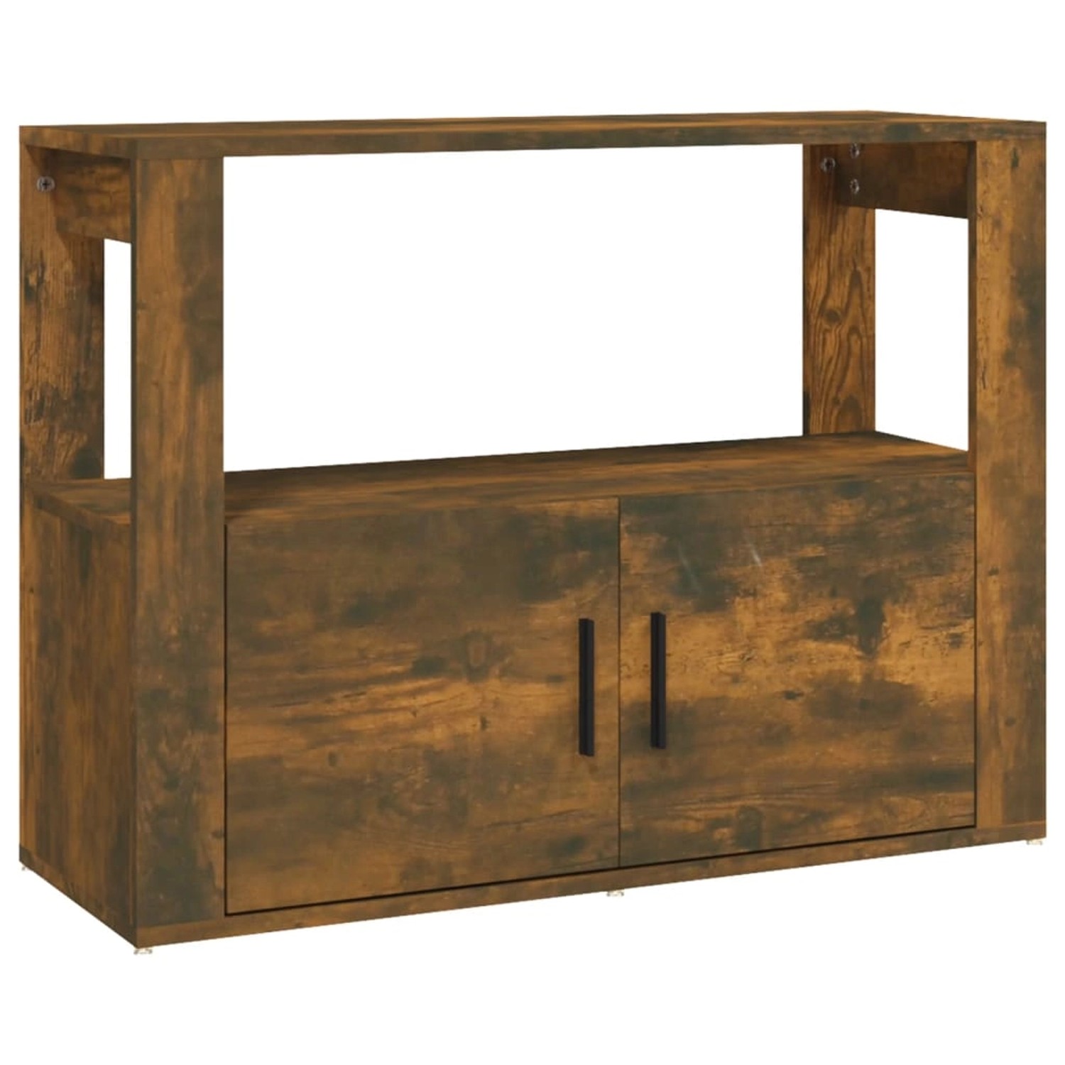 vidaXL Sideboard Räuchereiche 80x30x60 cm Holzwerkstoff 819457