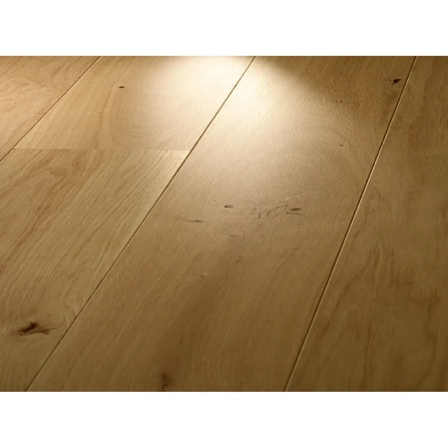 Helle Living by Haro Landhausdiele Eiche, strukturiertes Parkett mit Öl/Wachs Finish.
