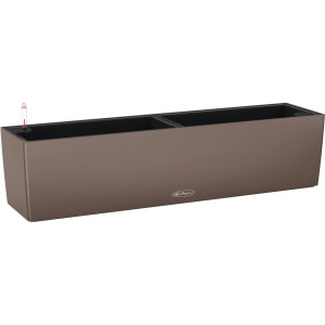 Lechuza Balconera Color 80 Blumenkasten in Muskat, 79 cm breit, mit Bewässerungssystem.