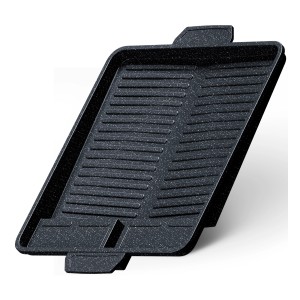 Evocamp Grillplatte, 38x26 cm, antihaftbeschichtet, für Gaskocher & Camping BBQ.