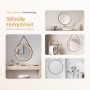 Emke Badspiegel 70 cm mit LED-Beleuchtung, dimmbar und 3 Farbtemperaturen.