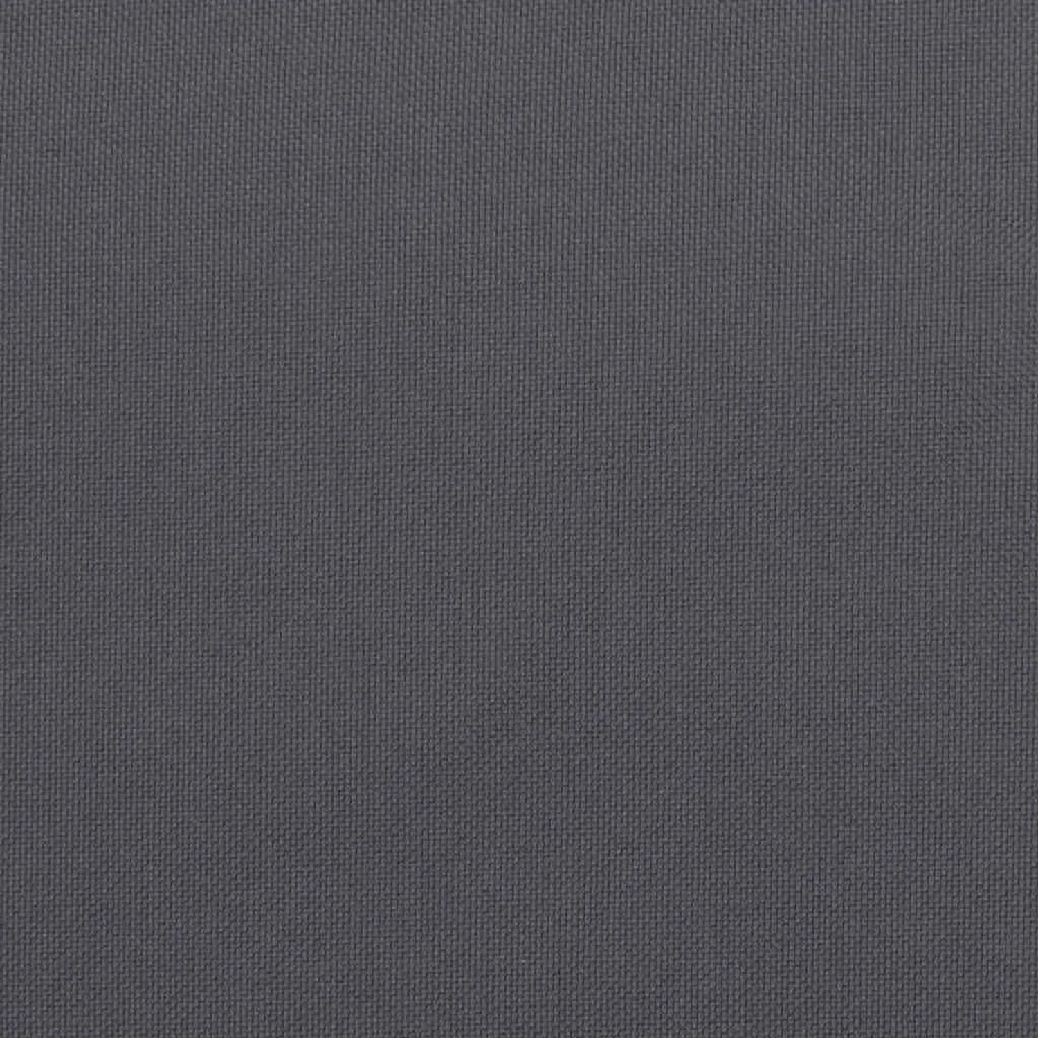 Detailansicht von anthrazitfarbenem Oxford-Gewebe, dem Material der vidaXL Hochlehner-Auflagen. Ideal für Gartenstuhlauflagen.