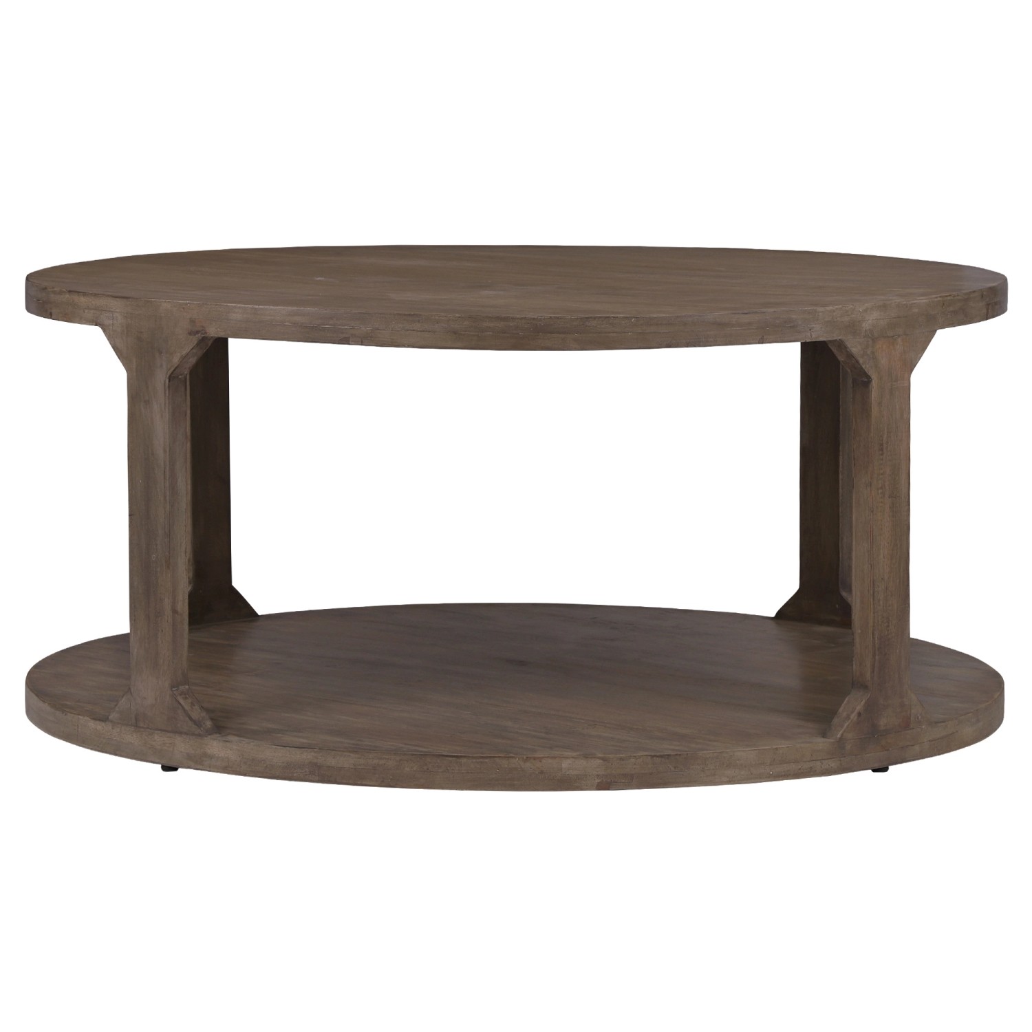 Womo-Design Couchtisch Mekka 100x45 cm Rund Natur Handgefertigt Holz günstig online kaufen