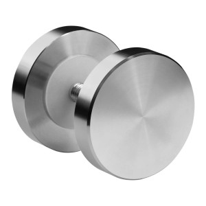 SOTECH 1 Paar Schiebetürgriff MEYRA Ø50 mm Edelstahl Gebürstet für Holztüren