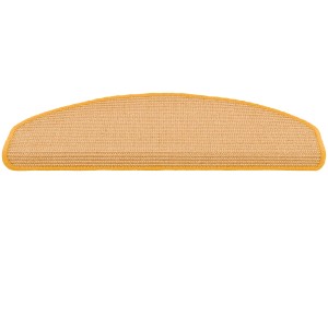 Pergamon Natur Sisal Stufenmatte Honig, 18x56cm, 15er Set. Treppenschutz aus Sisal.