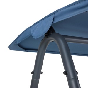 Bessagi Garden Hollywoodschaukel Ilva Blu Blau Outdoorstoff/Metall