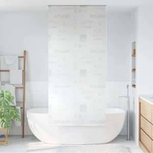 vidaXL Duschrollo 120x240 cm Splash-Design 142873