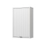 Weißer Vicco Badschrank Eliza (40x65 cm) mit einer Tür für mehr Stauraum im Badezimmer.