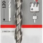 Bosch Zentrierbohrer Pro für Hohlbohrkronen, 120mm lang, zur Verwendung mit Sechskant- und SDS-plus-Aufnahme.