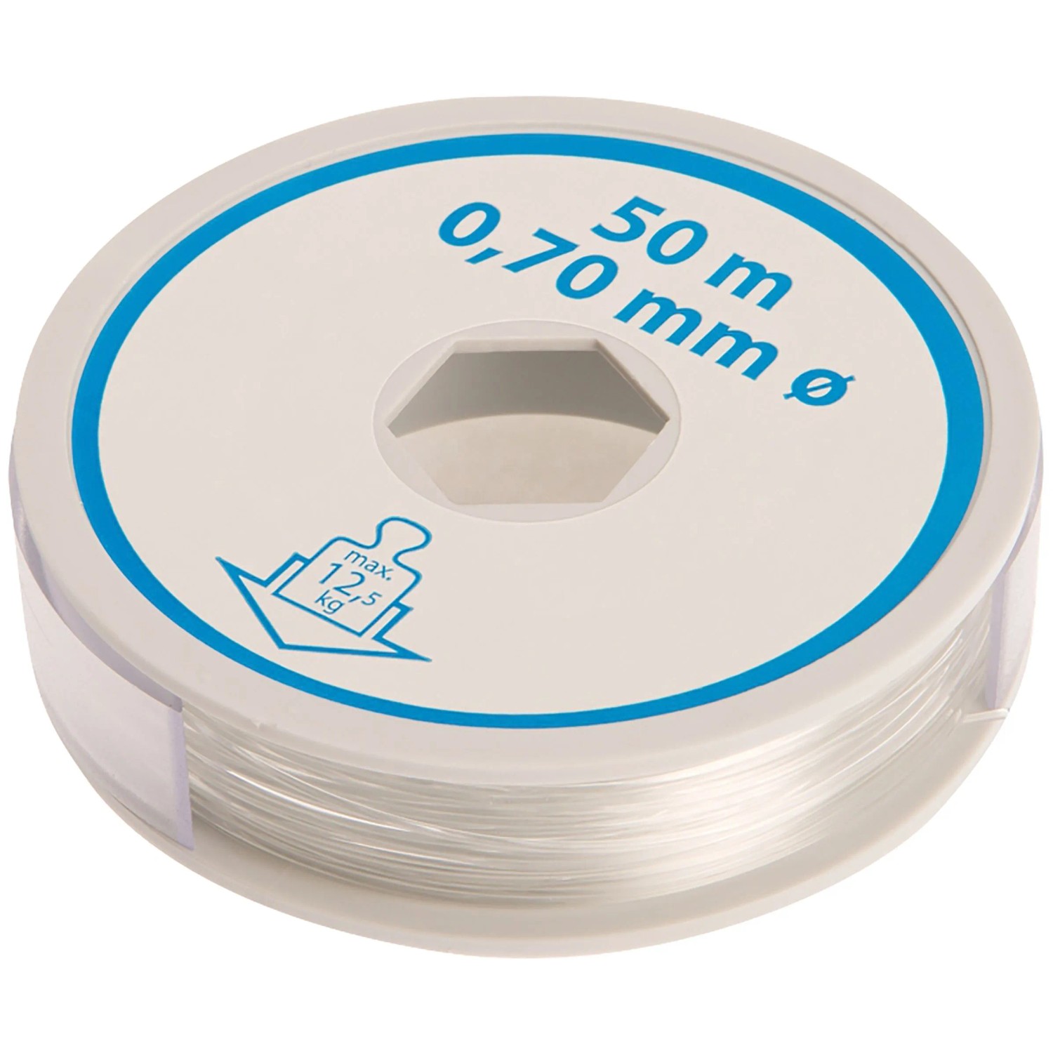 Conacord Bastelfaden Polyamid Monofil Ø 0,7 mm Länge 50 m Transparent