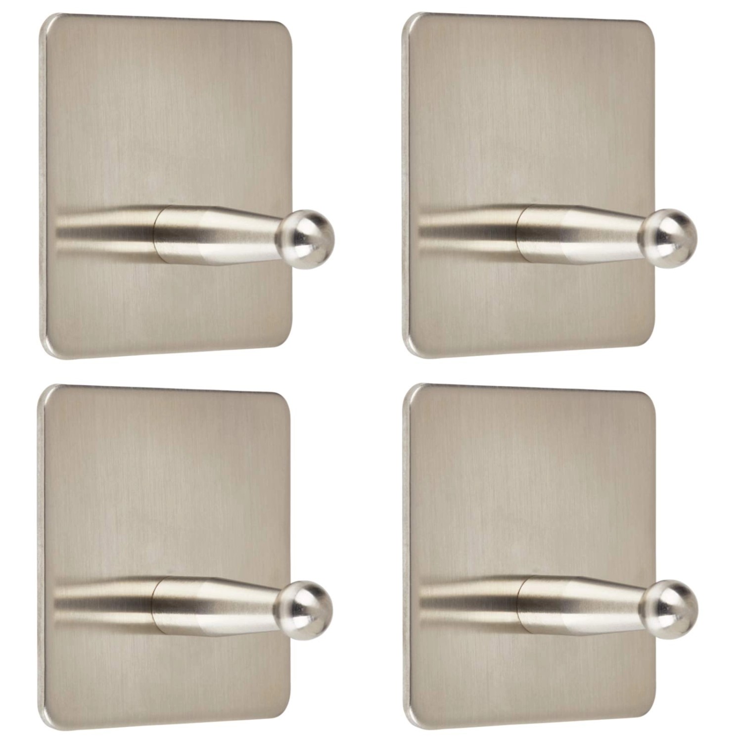 SOTECH 4er Set Garderobenhaken ARIA I Edelstahl Selbstklebend günstig online kaufen