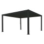 Best Freizeitmöbel Terrassenüberdachung Cadiz, 300x400x250 cm, mit Lamellendach und Aluminiumgestell.
