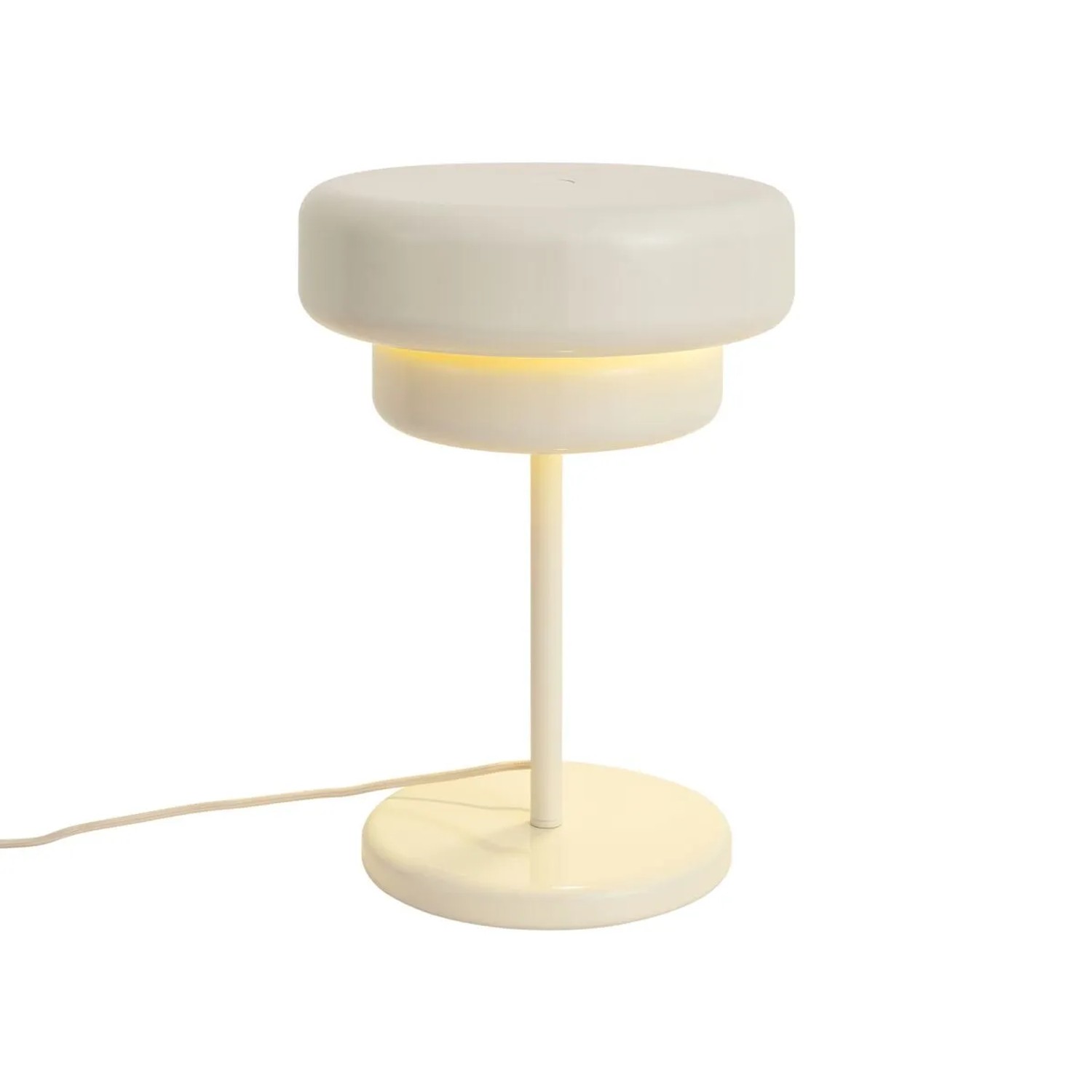 QAZQA Retro Tischleuchte Beige 41cm Ophelia