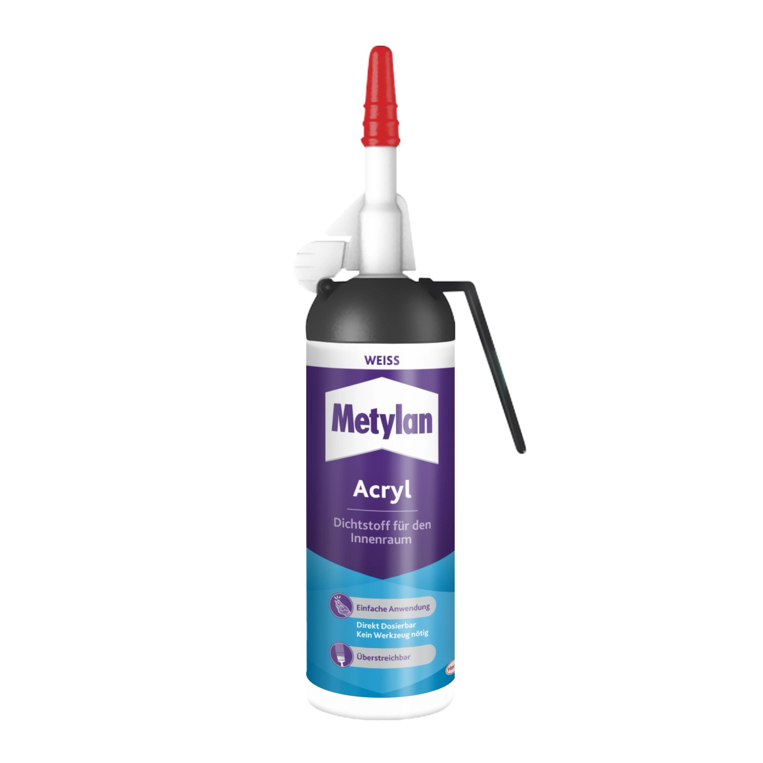 Metylan Dichtstoff Wand & Decke Acryl 100 ml Spender Weiß