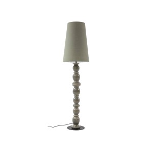 Lucande Stehlampe Lyndorin 10020230 Design Modern in Grün aus Keramik 1-flammig E27 Wohnzimmerleuchte