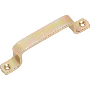 Gelb verzinkter Handgriff, 110 mm, für Kisten und Türen.