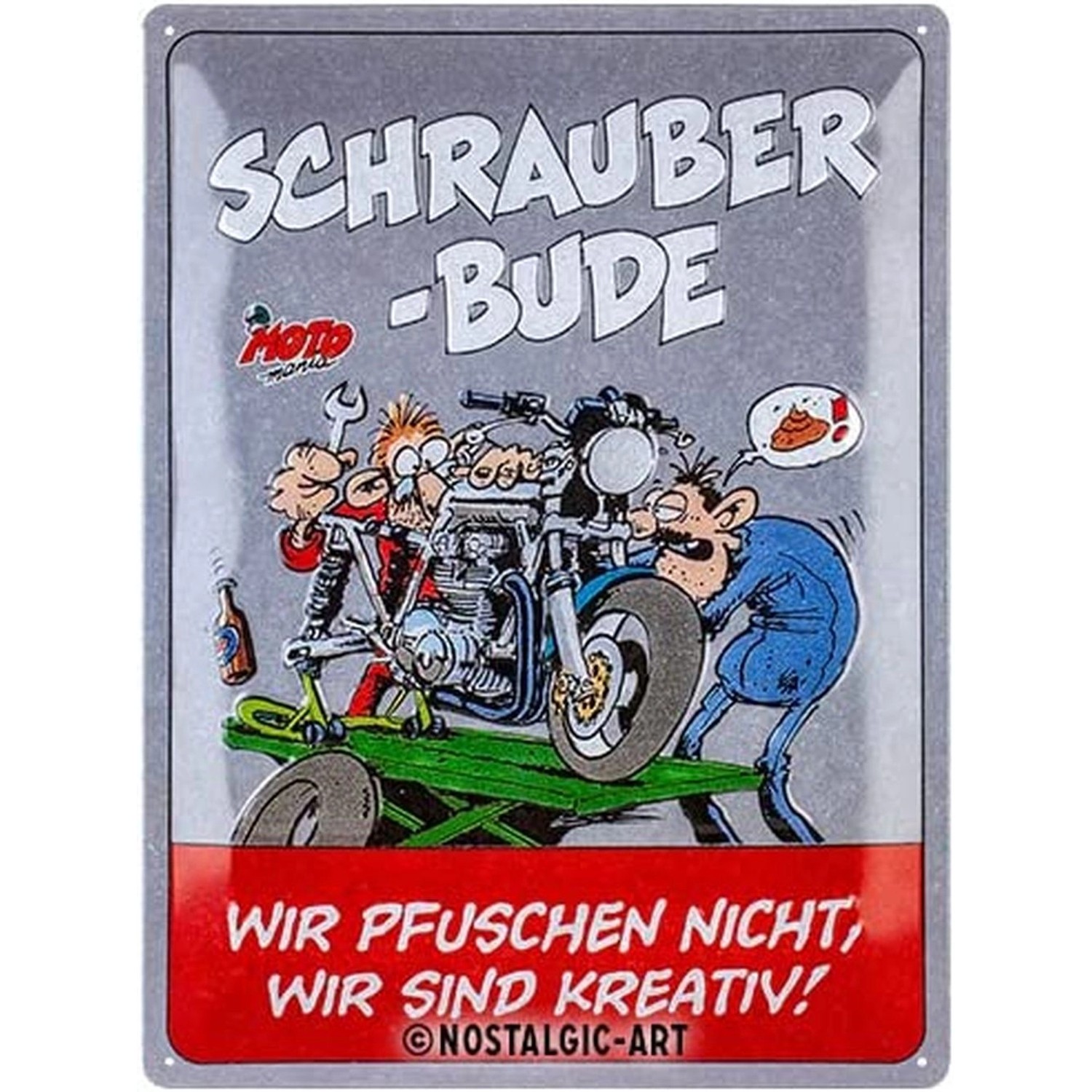 Nostalgic-Art Blechschild 30 x 40 cm - MOTOmania - Schrauberbude günstig online kaufen