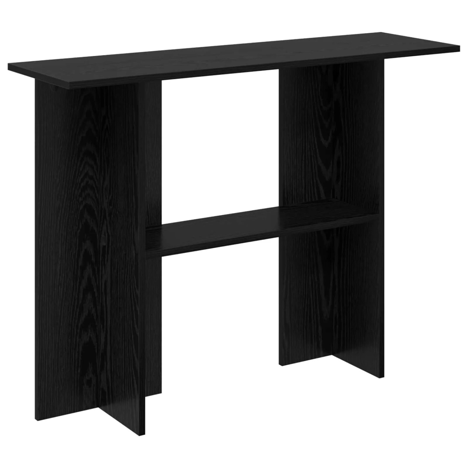 vidaXL Konsolentisch Schwarze Eiche 100 x 30 x 75 cm Holzwerkstoff 8001176