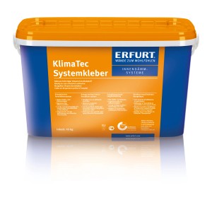 Eimer Erfurt KlimaTec System Kleber, 10 kg, für atmungsaktive und feuchtigkeitsregulierende Wandgestaltung.