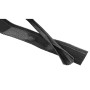 Schwarzer, flexibler Hama Gewebe-Kabelschlauch (20-40 mm, 1,8 m) mit Klettverschluss für Kabelmanagement.